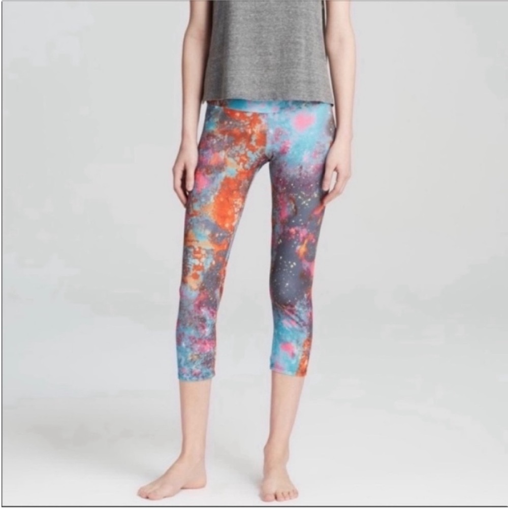 C-Onzie leggings galaxy cropped Big Bang print